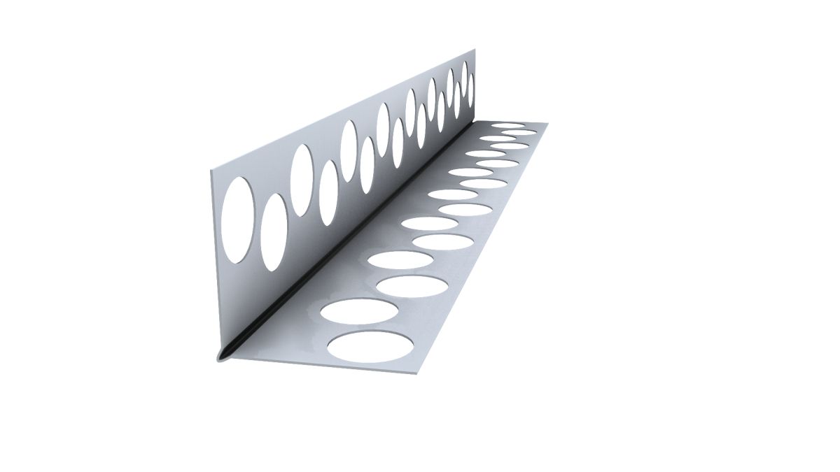 25x25 Aluminyum Alçı Köşe Profili