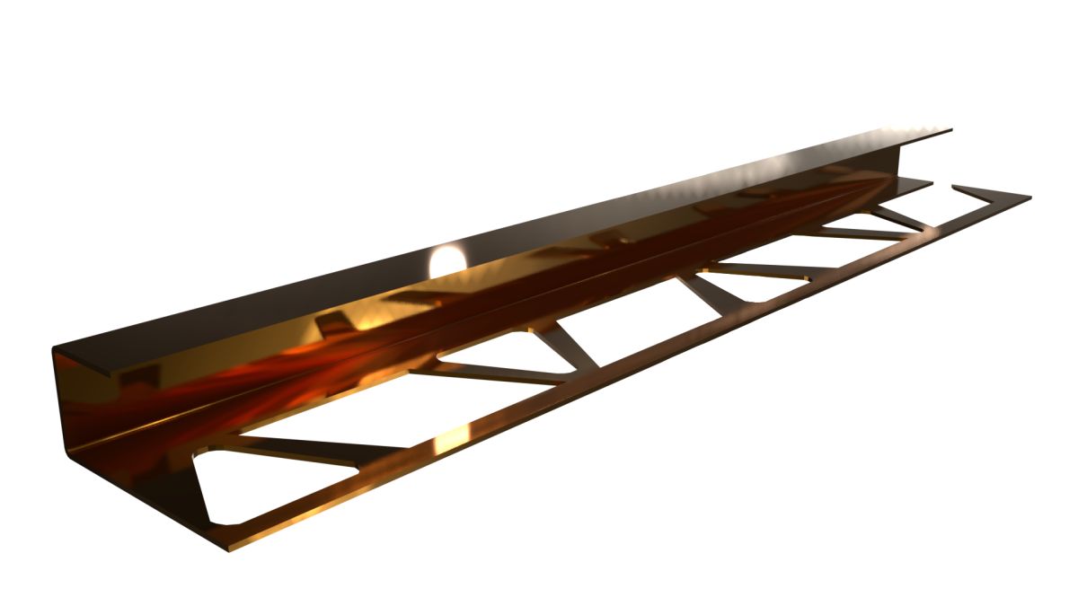 Bronz Ayna Paslanmaz Çelik Oval Fayans