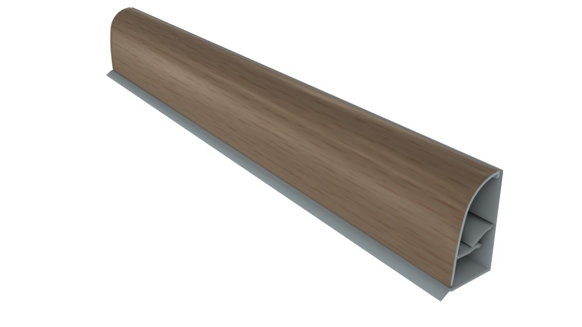 Kayın Dış Bükey Tezgah Süpürgeliği