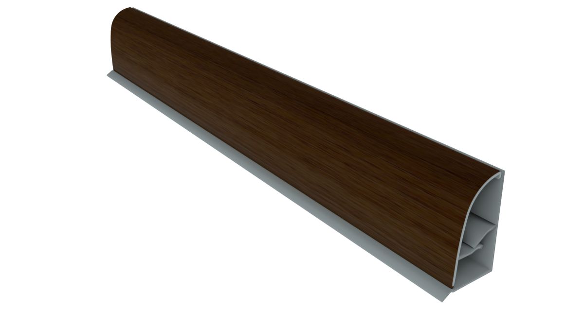 Ceviz Dış Bükey Tezgah Süpürgeliği