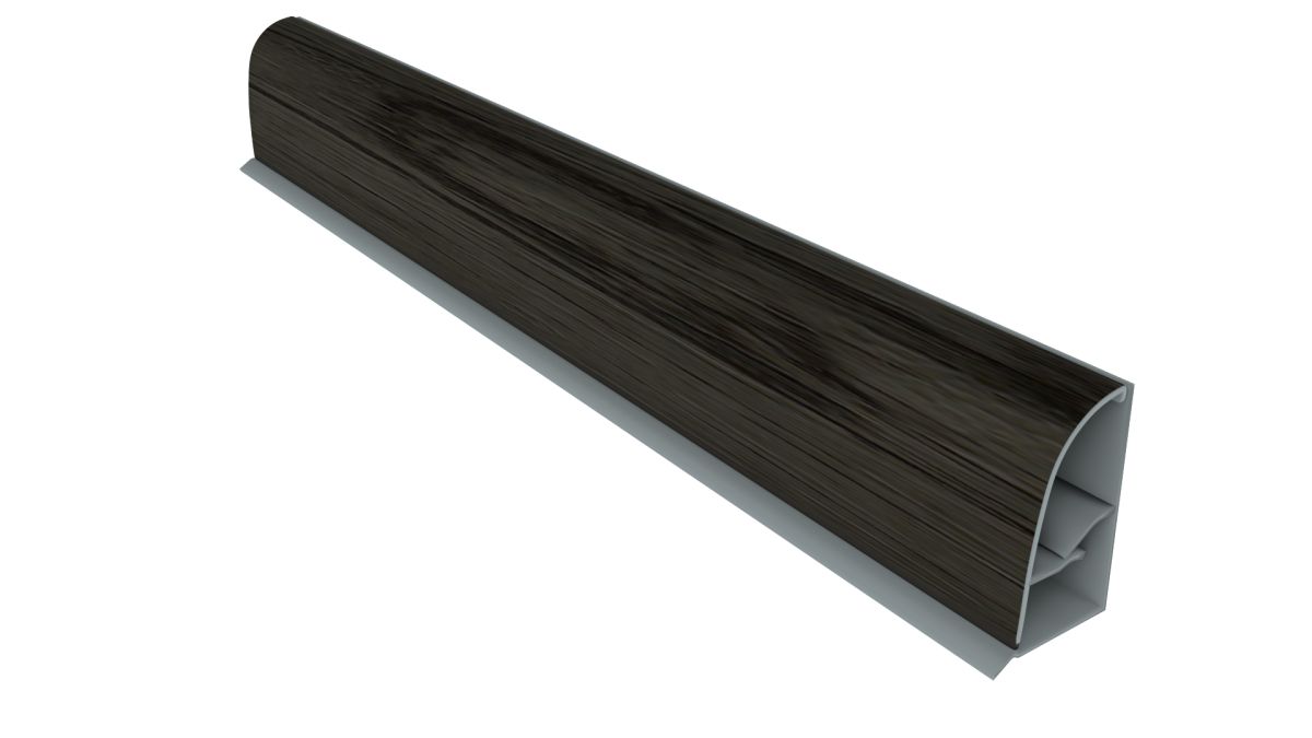 Antik Kahve Dış Bükey Tezgah Süpürgeliği