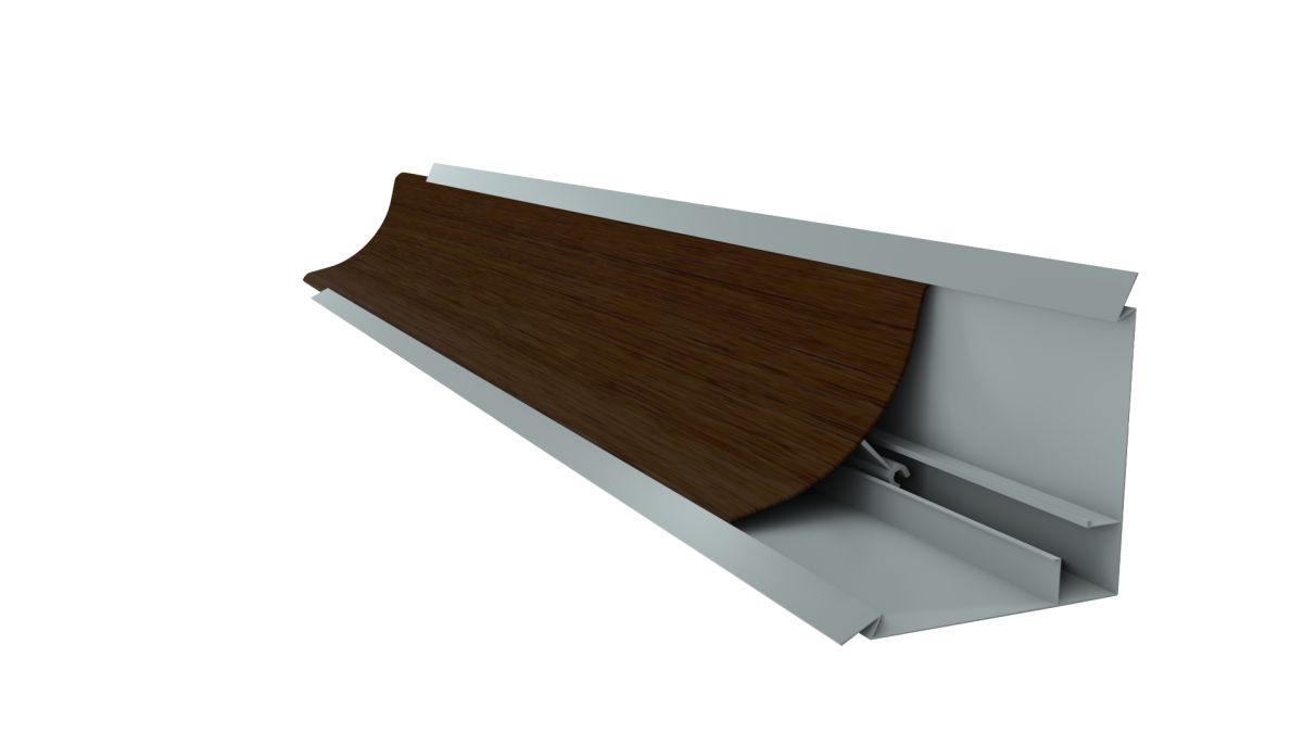 Ceviz İç Bükey Tezgah Süpürgeliği