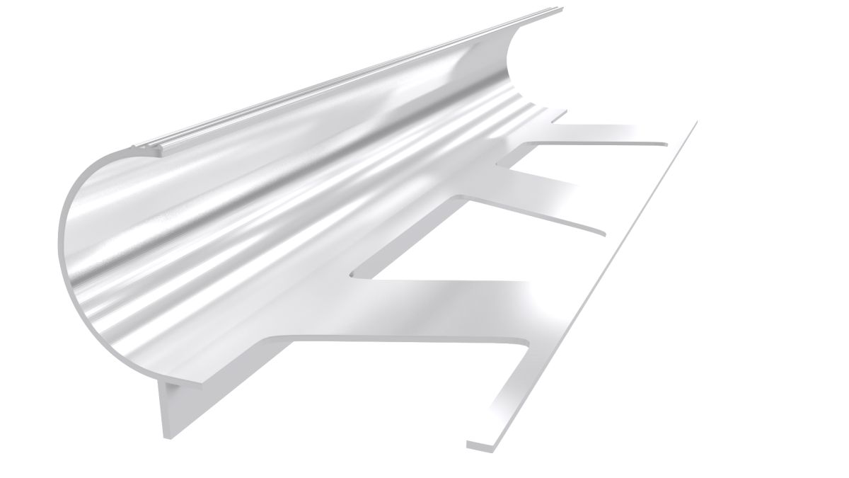 Glossy Aluminium Stair Nosing C Profile