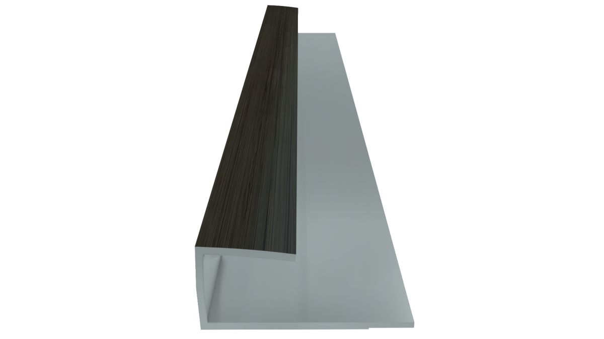 ALUMINIUM ELLIPTICAL PARQUET ENDING PROFILE