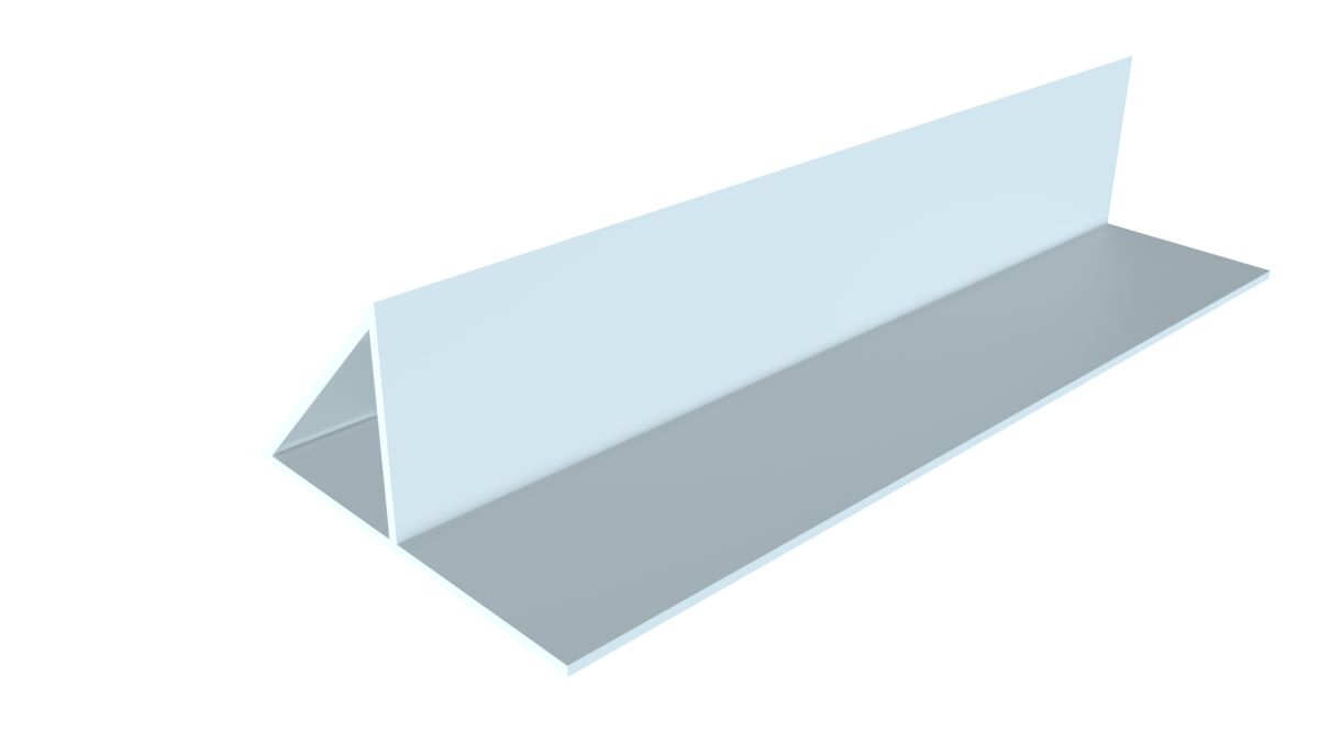 Beyaz Kulaklı Pah Çıtası PVC