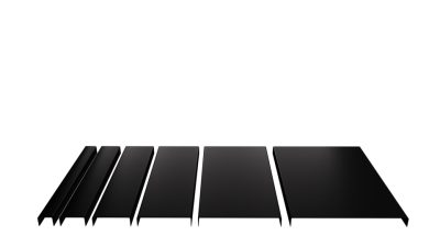 Antrasit Ayna Paslanmaz Çelik Kare Bitim